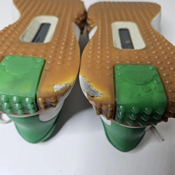 G/FORE G.112 Golf Shoe Snow Toast Kelly Green Spikeless White Men's 9 - Picture 10 of 11
